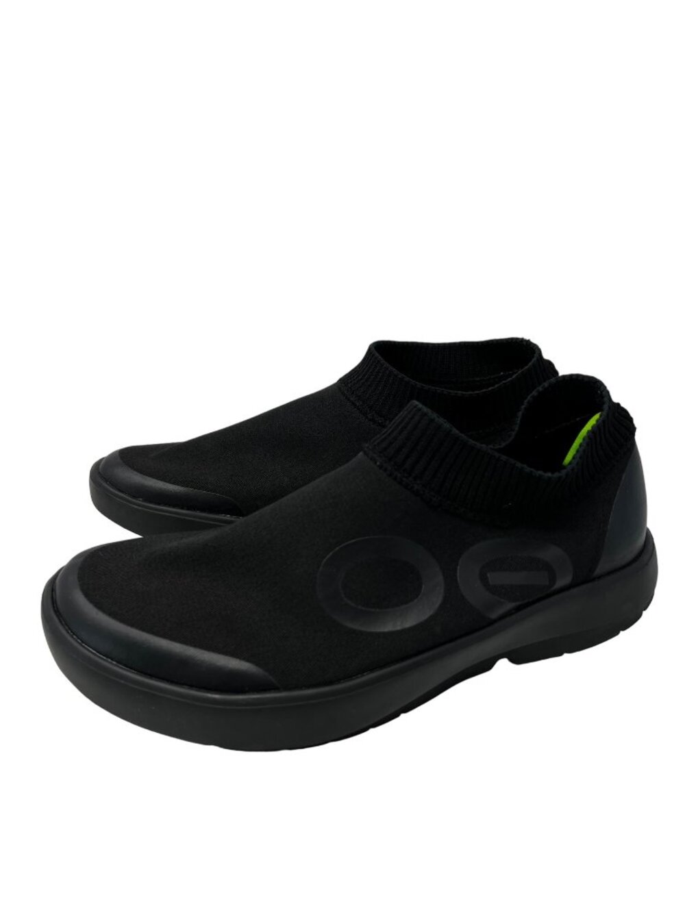 OOFOS Oomg eeZee Knit Shoe Recovery Sneaker in Black Men's Size 12